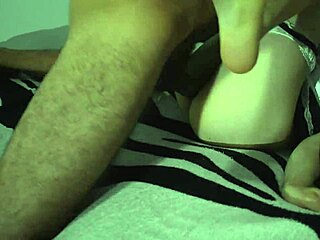 My skinny babe slips into sexy lingerie just for me