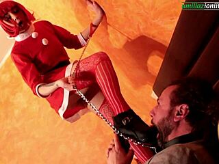 slave, ready for italian femdom's barefoot footjob humiliation this christmas?