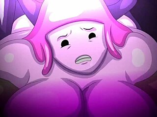 Princess Bubblegum Takes Massive Dark Heart Cock Pounding
