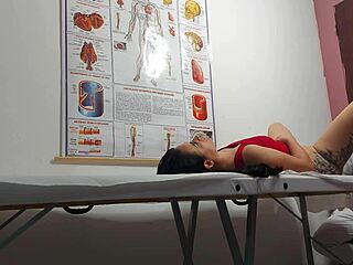 ginecologista fingers asshole fucks tight patient bareback rough