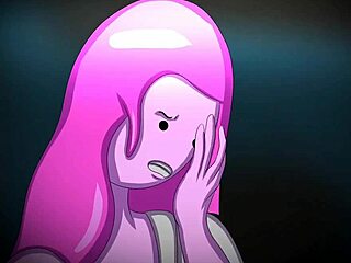 Princess Bubblegum Takes Massive Dark Heart Cock Pounding