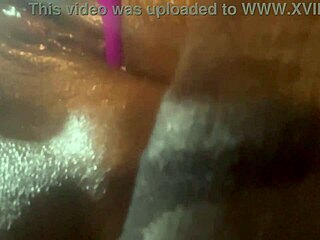 hey neighbor girl next door spits on my belly close-up homemade