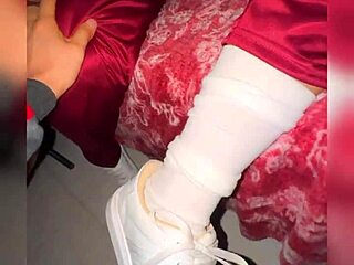 Blonde College Girl in Sports Uniform Takes Huge Cock from Shy Mexican Student