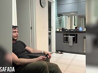 damn caught my wife fucking two young studs double vaginal in bed