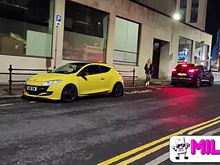 Slim sexy blonde heads to hotel for hot photo fuck