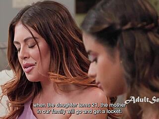 i tongue kiss my hot bride stepdaughter vivianne desilva and isabella jules