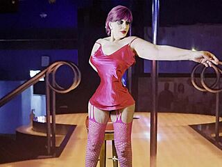 Granny Carmen's Pretty Pink Pussy Takes Stick and Dick in POV Creampie Fuck!!