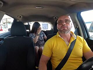 inked latina teen nympho seduces driver for public beach fuck