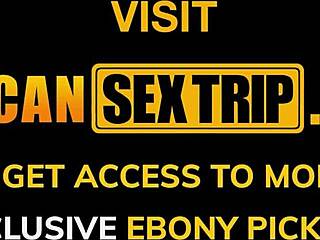 big tits kenyan teen gets all sweaty horny after dance class