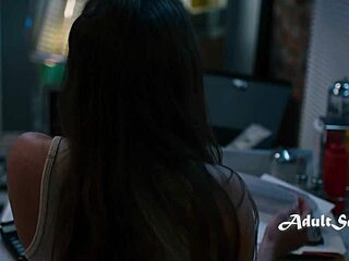 bank officer blackmails petite girl for family diner with rough sex demands