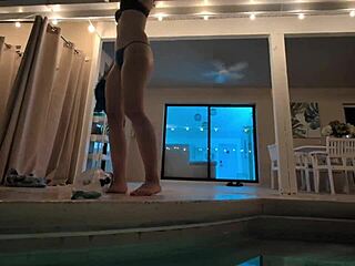 hey, that late night pool solo fingering led to the best orgasm ever