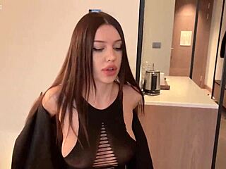 Just posing for hubby photos but monster cock ends up pounding my pussy