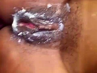 omg i pound my stepmom's huge hairy wet pussy lips so hard in the dorm, creampie double swollen beaver! 🐱💦 roommate watches??