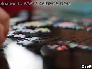 lauren phillips shows teen neighbor maya woulfe and lily larimar how to lick pussy right first time