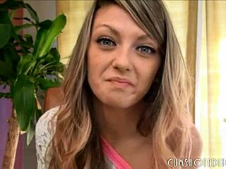 hey slut follow my jerk off instructions with this dildo tease young blonde mistress 😘🔥