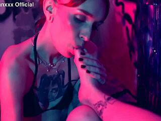 Watch this latina goddess dominate with her small bare feet making him lick toes in total submission tickle fetish