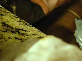 Huge BBW Tits in Hidden Cam Blowjob Swallows Massive Cum Load!