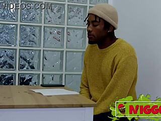 Busty Stranger Begs for DARK Interracial Cock Adventure