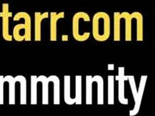 Natalia Starr rams butt plug deep in neon ass