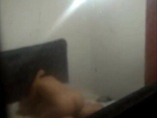 i caught my stepsister riding stepdad's cock on video thru bedroom door homemade voyeur