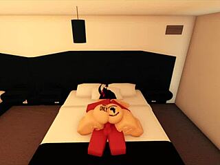 pink haired teen slut chokes on big cock then gets rough interracial pounding