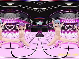 Novr MMD Suitowa's Nude Dance Teases in 3D Hololive Hentai Glory