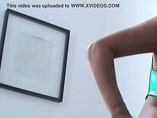 Cute Brunette Nurse Slips Into Tight PVC Uniform Lingerie Teasing Big Tits Patient