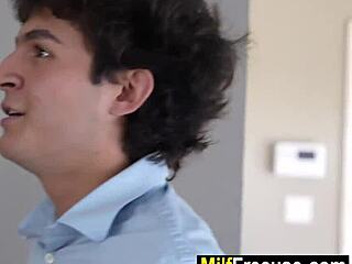 hey stepmom, watch me and gf take turns on your horny young stepson cock