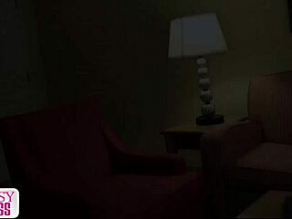 cute blonde stepsis with big ass takes massive bbc in fantasy scene