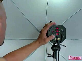 Curvy Tgirl Julia Alves Seduces Photographer with Sucking Before Bareback Ass Fuck