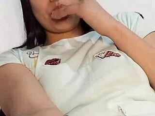 Horny Latina masturbates pussy hard squirting cum just for you maquinasperfectas