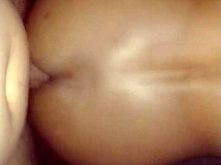 he slides into her ass for a quick raw fuck