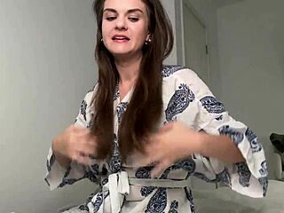 stepson catches stepmom's milky boobs bare