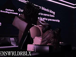 snowbunny gamer girl takes massive BBC pounding after roblox chat