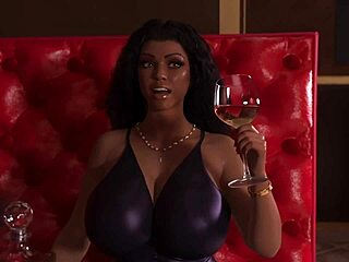 i crave my curvy futanari boss's huge cock in this interracial hentai episode one