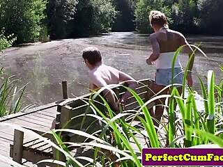 i love sucking this dick outdoors with my busty tattooed tits bouncing