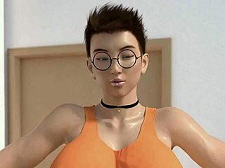 i crave my curvy futanari boss's huge cock in this interracial hentai episode one