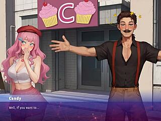 waifu by myside ep1 patches you into her huge tits hentai gameplay adventure