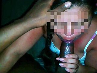 Sliding stepmom's thong aside to pound her fat chubby ass doggystyle