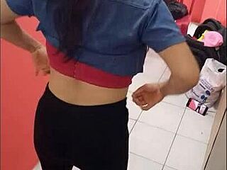 i'm flaunting my ass in the empty hospital hall on christmas eve... so horny waiting for my boyfriend to fuck me senseless