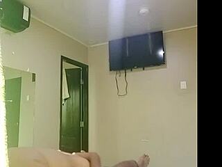 Bouncing hard on lover's cock for intense orgasms