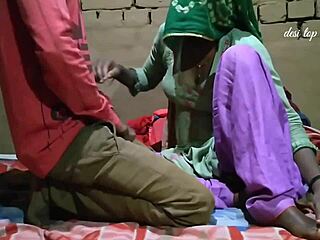 Desi wife gets deepthroated licked and fucked hard on bed