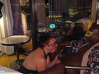 Hotwife Takes Massive BBC Bull Deepthroat and Creampie in Sin City Swingers Orgy!