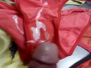 wanna see me jerk off into wife's used panties cum compilation?