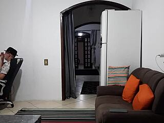 while hubby's at work... wife rides lover's cock cowgirl creampie 😈 wet pussy orgasm