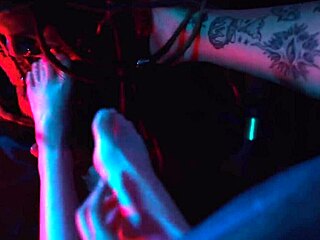 goddess commands fat latina bbw to deepthroat gag on feet lick toes and suck tits