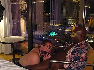 Hotwife Takes Massive BBC Bull Deepthroat and Creampie in Sin City Swingers Orgy!