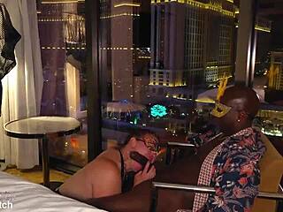 Hotwife Takes Massive BBC Bull Deepthroat and Creampie in Sin City Swingers Orgy!