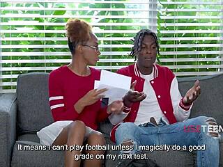 Tutor owns black teen duo lacey london hard - feel their moans yet?