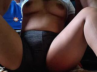 special weekend date turns into girlfriend's deepthroat cock licking fest